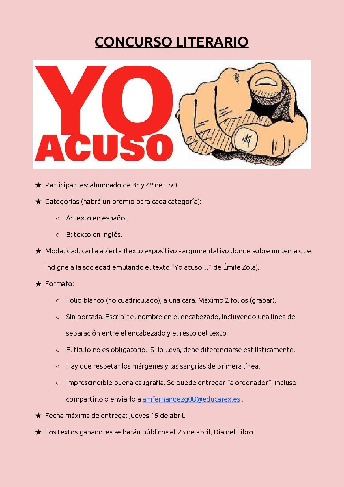 Cartel Yo acuso 001