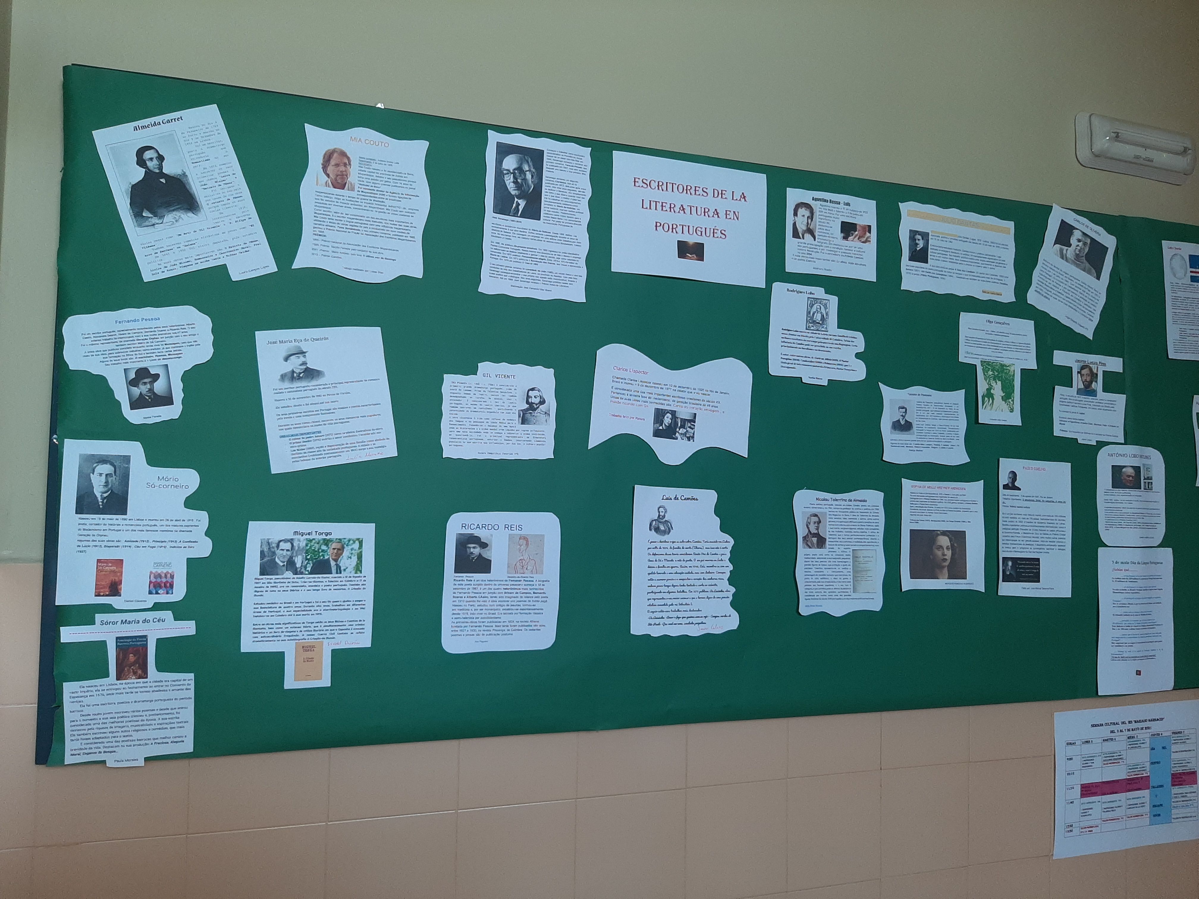 panel de autores y pases