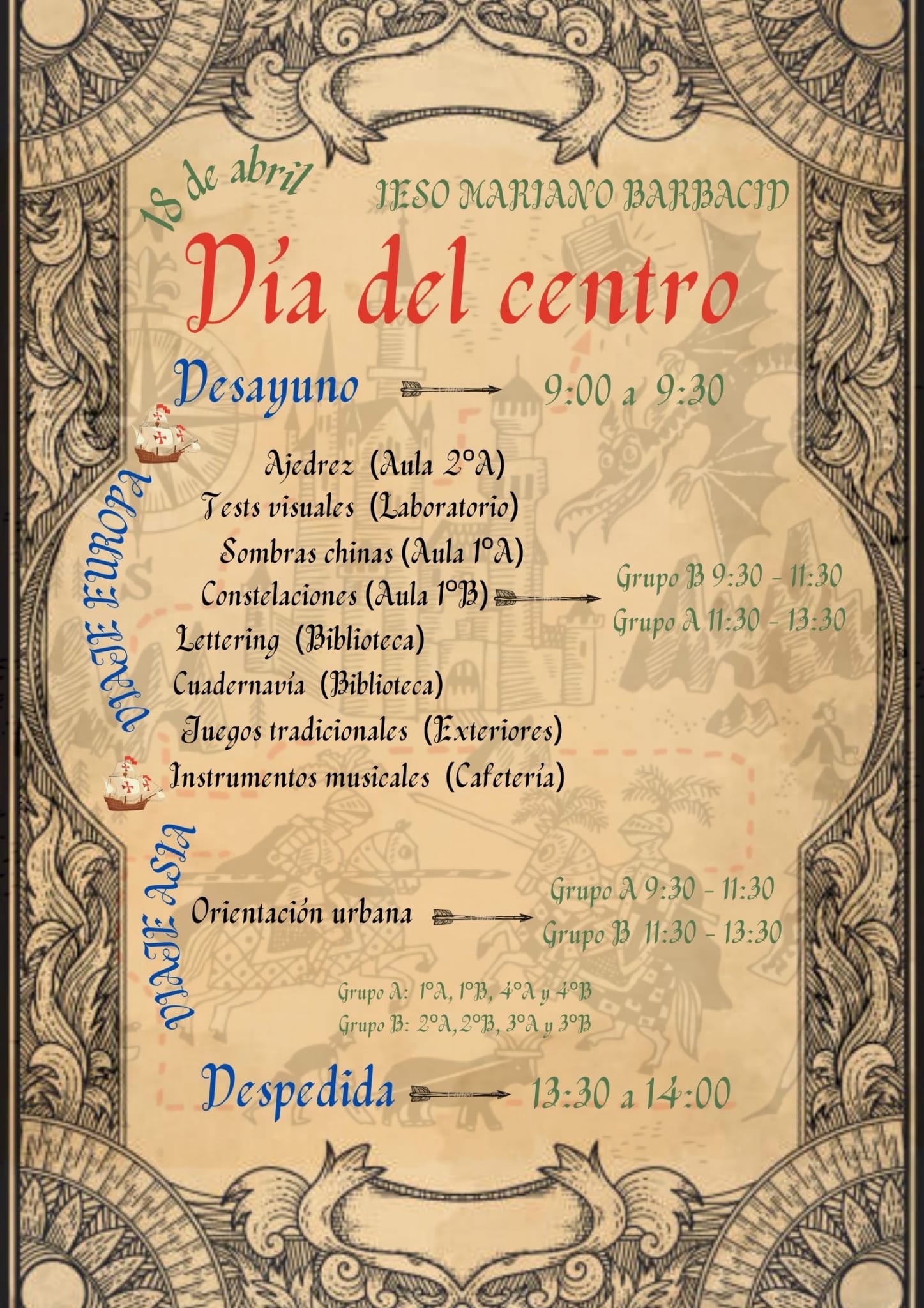 Cartel Dia Centro