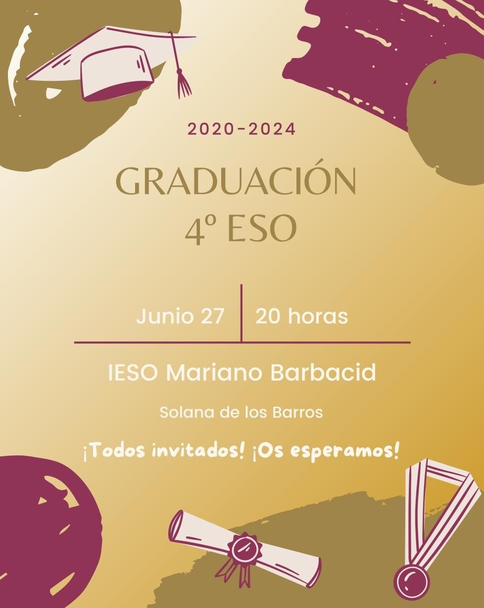 Cartel Graduacion 23 24