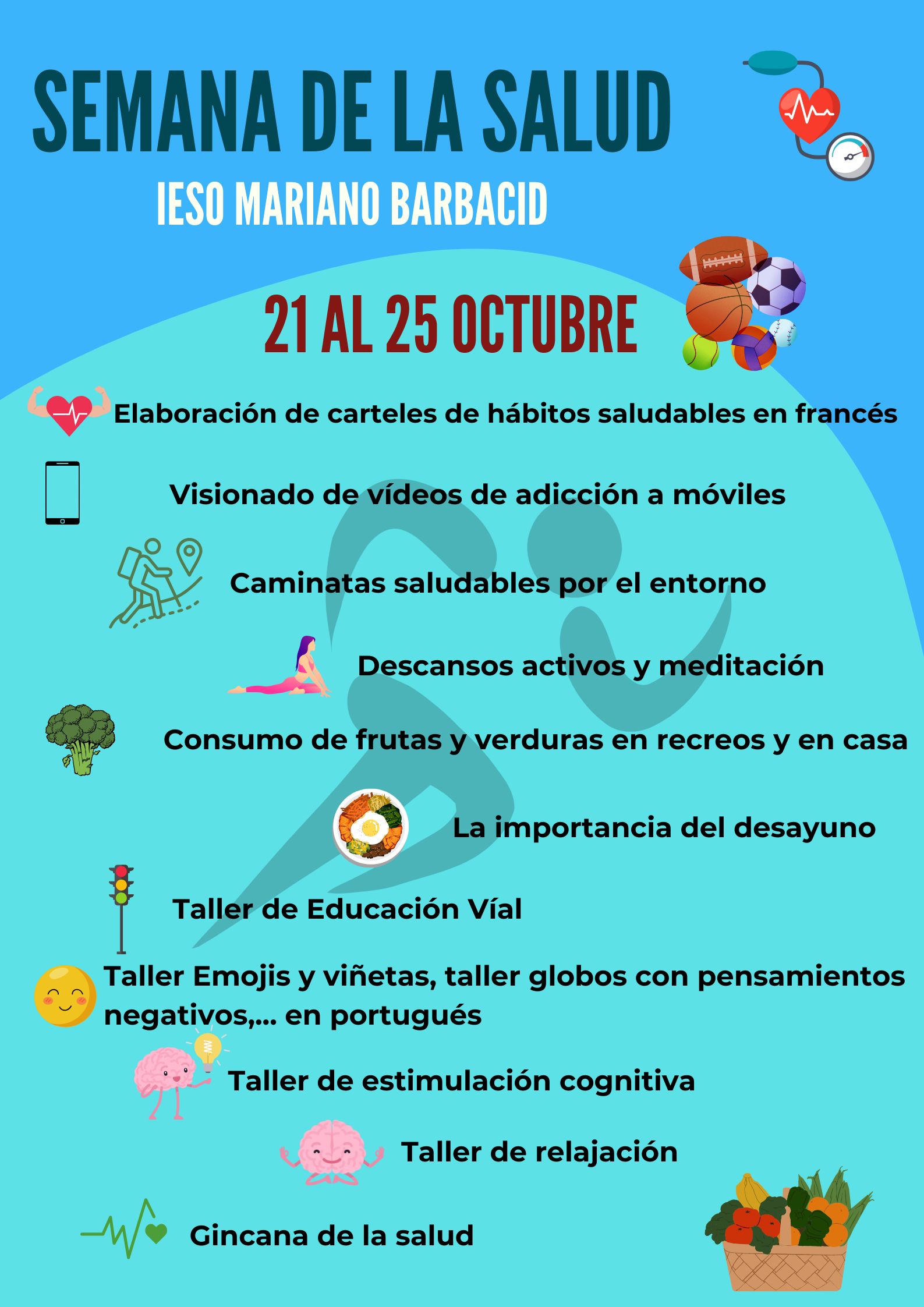Cartel Semana de la Salud